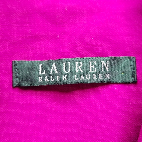 Lauren Ralph Lauren Jacket Women Size 2 Purple Fuchsia Double Breasted - Picture 6 of 12